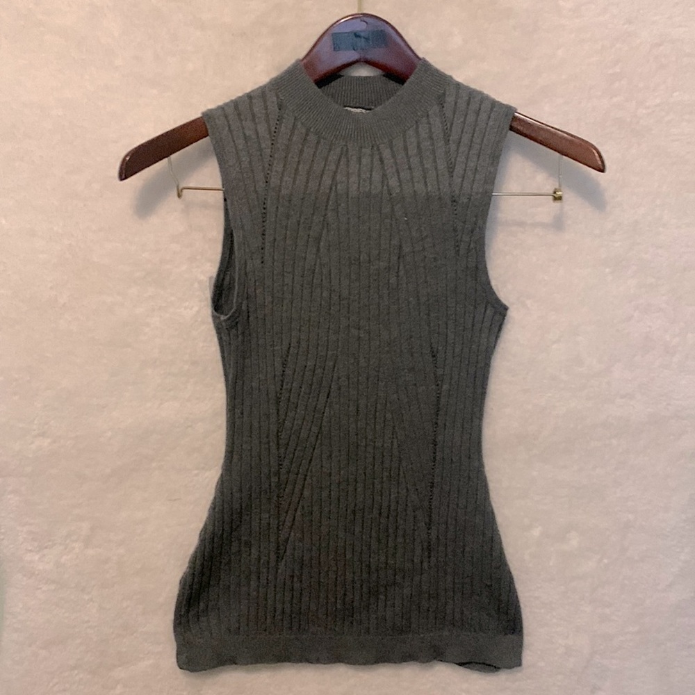 Express Sleeveless High Neck Top